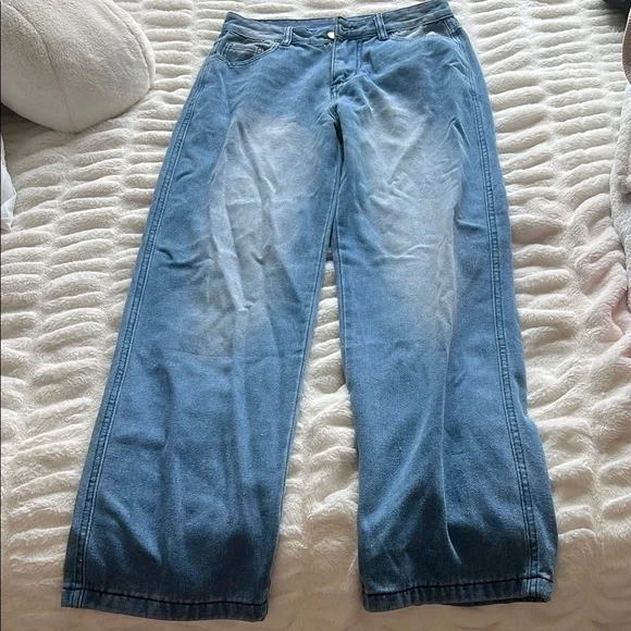 Target Blue Boyfriend Jeans Relaxed Fit - Picture 1 of 1
